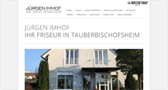 Desktop Screenshot of imhof-friseure.de