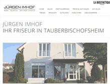 Tablet Screenshot of imhof-friseure.de